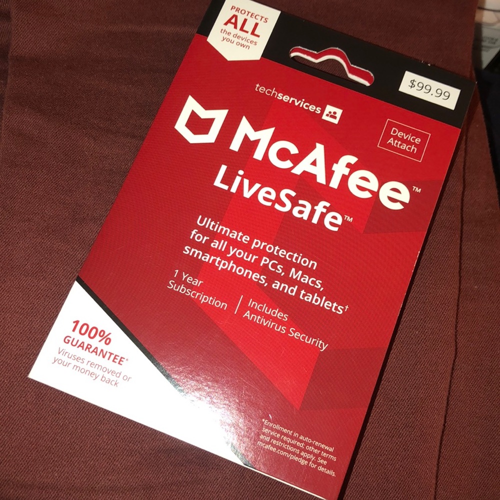 McAfee Livesafe antivirus
